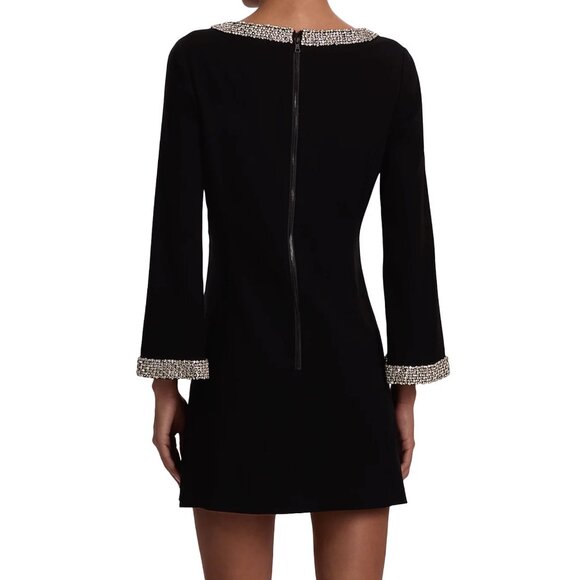 Alice and Olivia Mailynn Embellished Trim Mini Dress - Picture 3 of 5